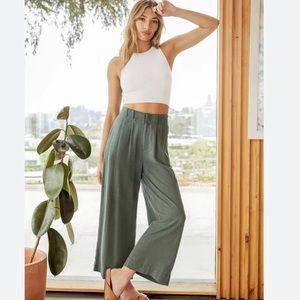 Z Supply green Farrah pant. size S